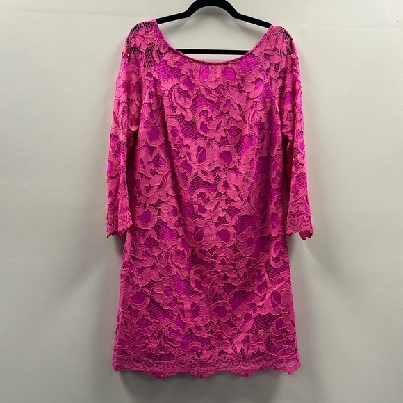 Lilly Pulitzer Pink Lace Dress - Picture 5 of 14